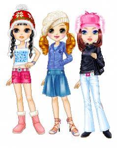 beatris silvia et monica sur un dos tres